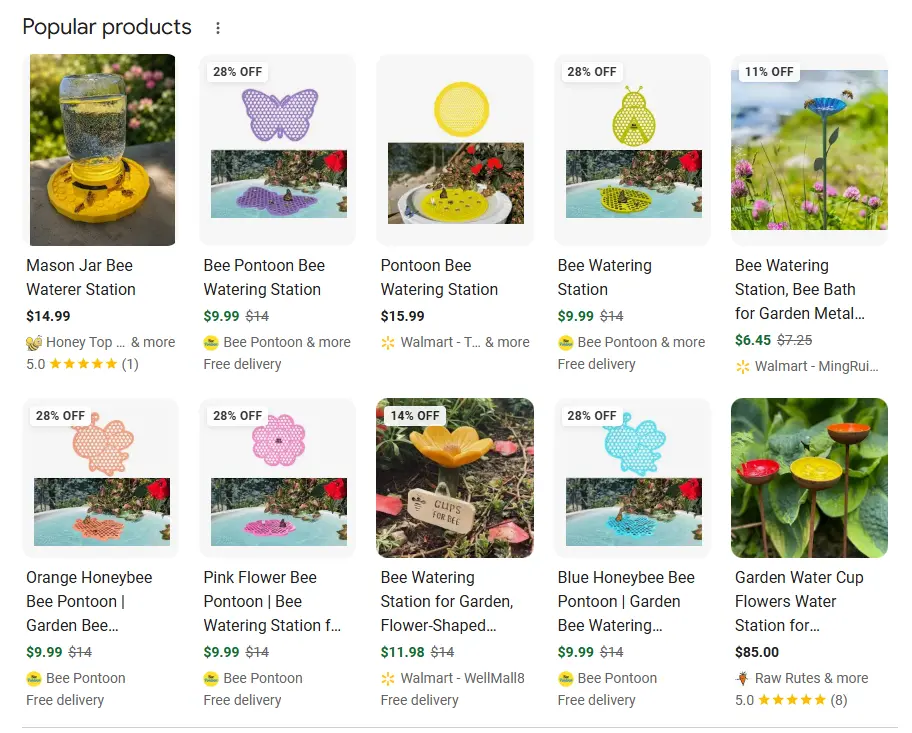 A screenshot of Google's 